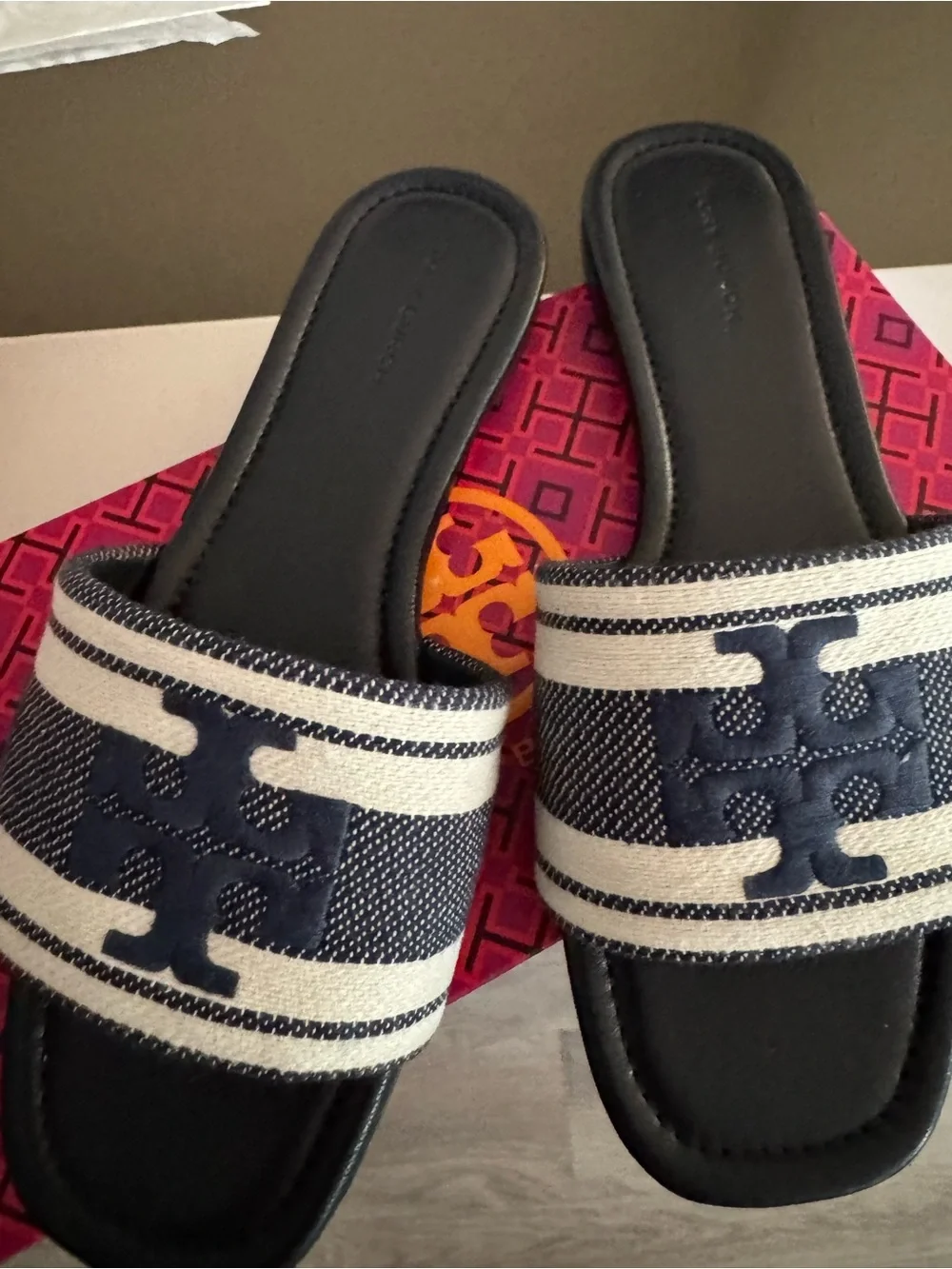 Tory Burch Jacquard Slide